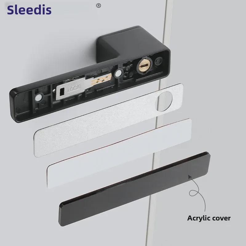 Minimalist Silent Magnetic Door Lock for Bedroom, Indoor Wooden Doors, and Bathroom