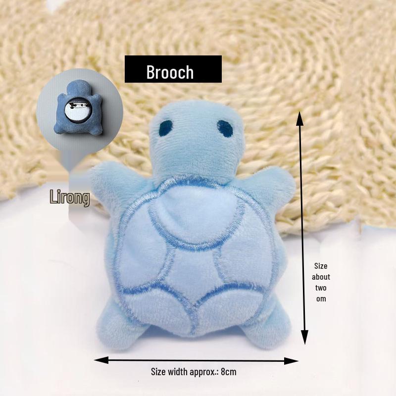 DIY Jewelry & Accessories: Plush Turtle Pendants and Brooches for Shoes, Hats, and Bags.