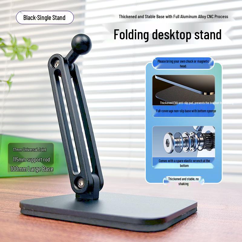Dual-Machine Magnetic Phone Holder for Magsafe: 15W Wireless Fast Charging, Foldable Desktop Stand