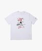Vintage Graphic Cotton-Poly Short Sleeve T-Shirt White
