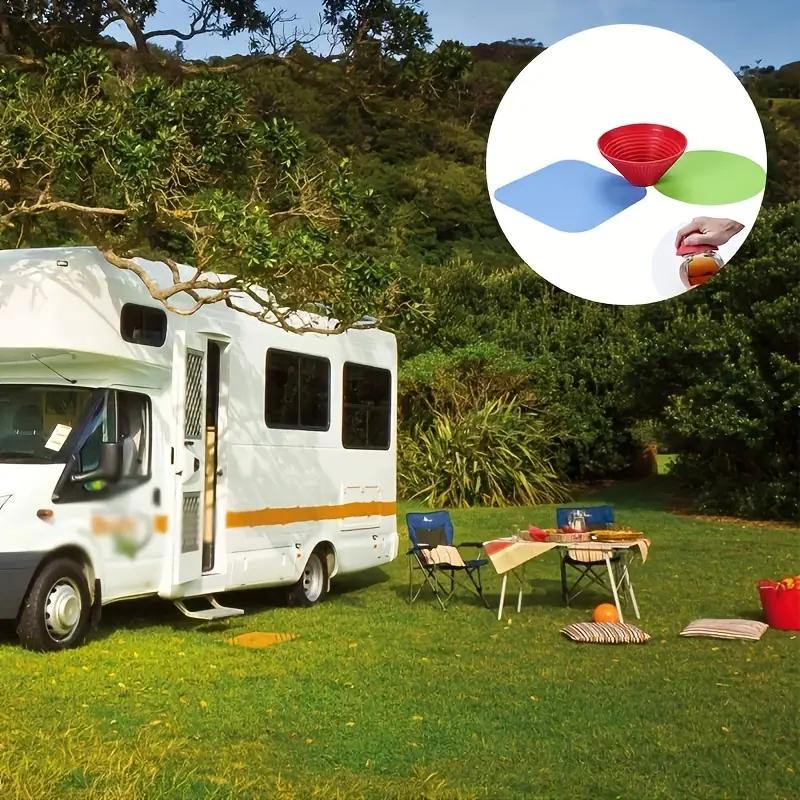 3/1 buc Deschizător de Borcane din Cauciuc, Pad de Prindere, Deschizătoare Multifuncționale Rotunde pentru Capac de Sticlă, Gadget Suport pentru Oală de Bucătărie, Eco-Friendly, Calitate Înaltă