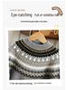 Maglione in Lana Fair Isle per Bambini - Spesso, Caldo, Stile Retro Rosso per Autunno/Inverno Ragazzi e Ragazze