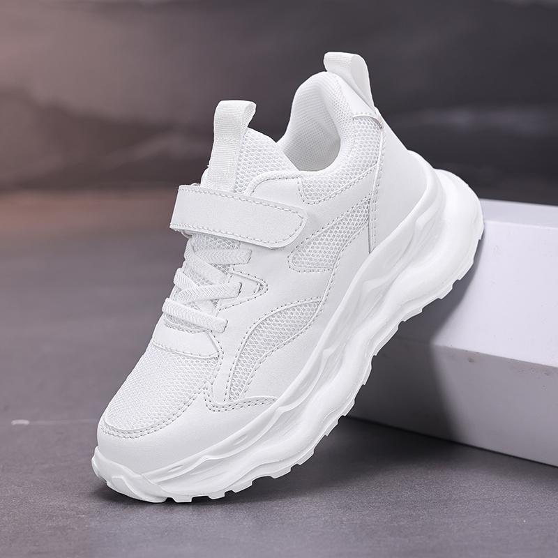 

New Autumn Boy Sneaker White Children Casual Shoes Size 28-39 Comfortable Fashion Kids Tennis Boys Sports Shoes 39 білий