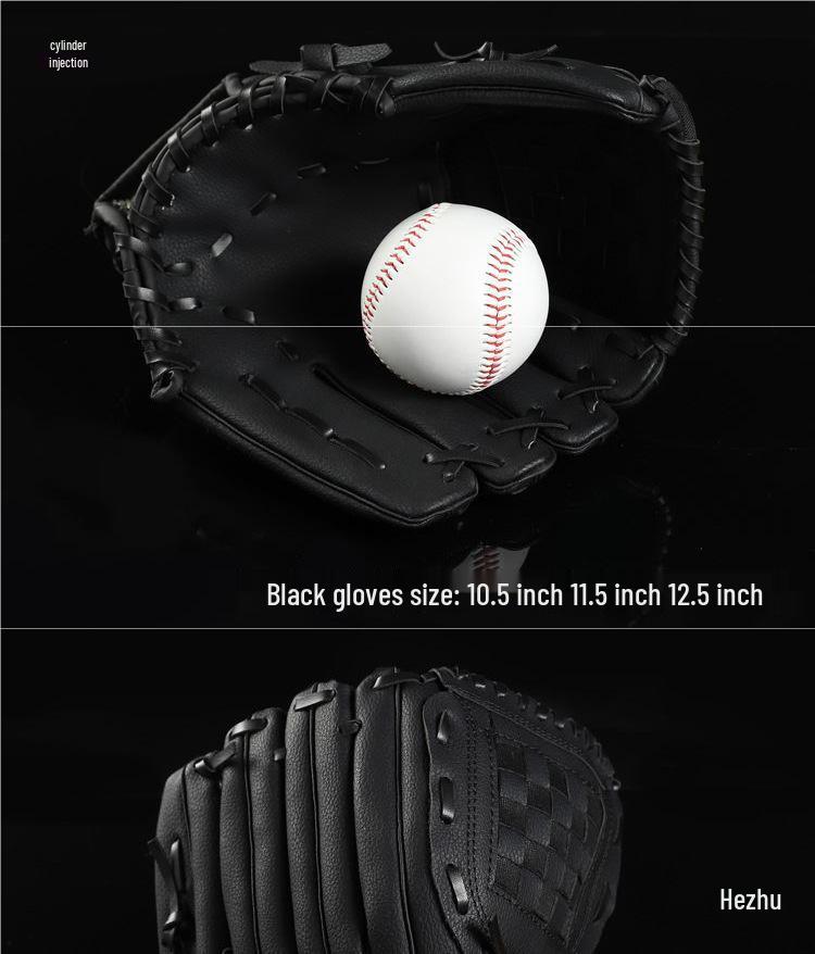 Youth & Adult Baseball/Softball Fielding Glove - Student Training & Professional Equipment