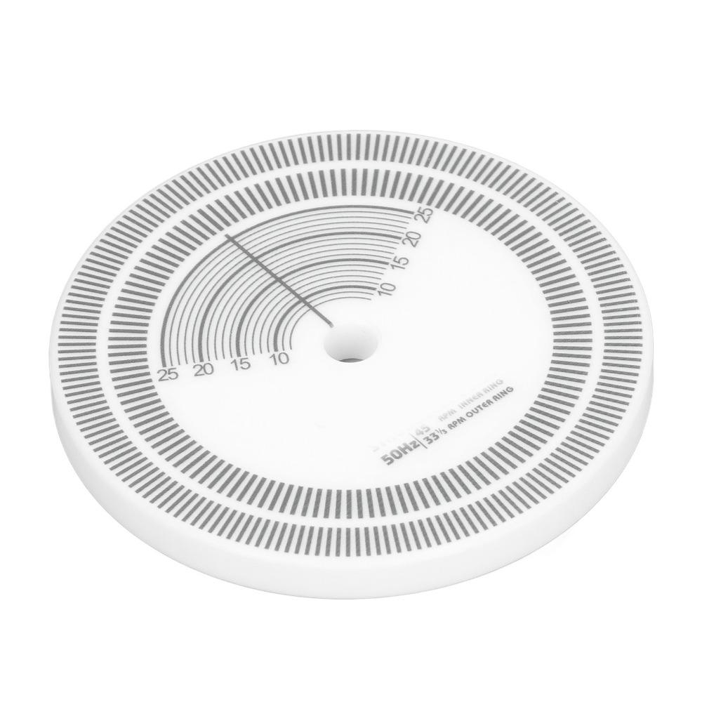 45RPM Compatible Strobe Disc Acrylic Calibration Tachometer Turntable Strobe Disc For Turntable