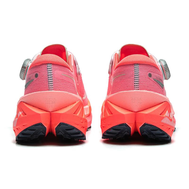 Li Ning Lu Pro Lightweight Comfortable Fashion Shock Absorbing Non-Slip Rebound Low-Top Trail Running Shoes Women sneaker Pink ARNU002-6