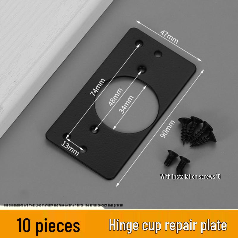 Stainless Steel Reinforced Cabinet & Wardrobe Door Hinge with Thickened Mounting Plate