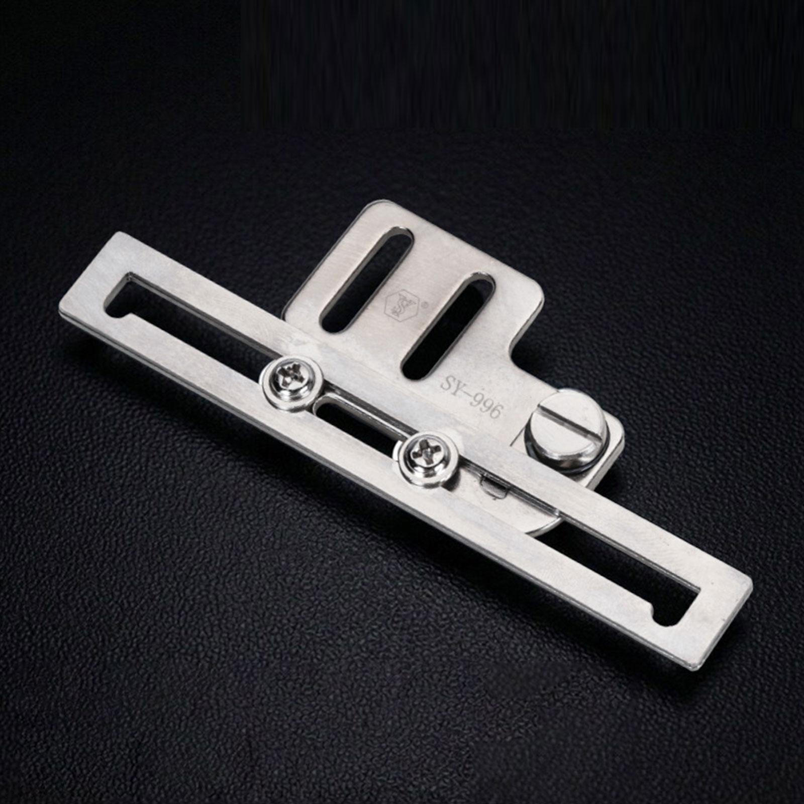 

Inserting Aid Zipper Seam Guide Flat Car Multifunctional Steel Piping Binding for Hobbyists Home