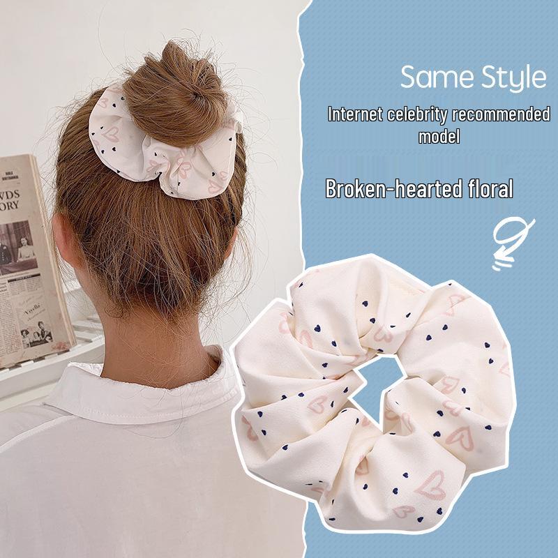 Korean JK College Style Hair Accessories Set: Cute Hair Ring, Headband, Rubber Band, and Large Intestine Hair Rope