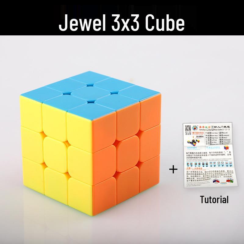 Shengshou Gem 3x3 Невыцветающий однотонный кубик Рубика для соревнований