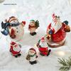 Mini Snowman Tabletop Ornament for Christmas Decor and Display