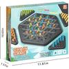 Chain Triangle Chess Game, Rubber Band Geoboard Game, Strategy Board Games, Family Night Games for Kids and Adults, 2 To 4 Players