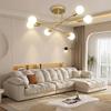 Simple Iron Pendant Light, Minimalist Modern Ceiling Light  Indoor LED Living Room Dining Room Lighting Gold/black Bedroom Light