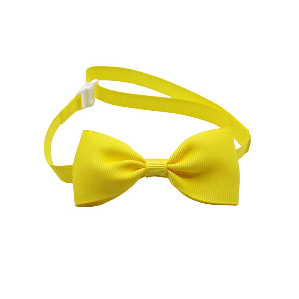 (10 Pieces/Lot) Fashion Bow Tie For Dogs Adjustable Neck Tie For Cat Solid Colors Puppy Grooming Accessories Pet Supplies 5