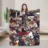 Fally Ipupa Congolese Singer Warm Soft Blankets  Students Plush Throw Blanket Novelty Outdoor Flannel Bedspread Sofa Bed Cover