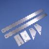 3Pcs Guitar Neck Notched Straight Edge Ruler Luthiers Tool String Action Gauge Height Ruler Guitar Fret Leveling Guide