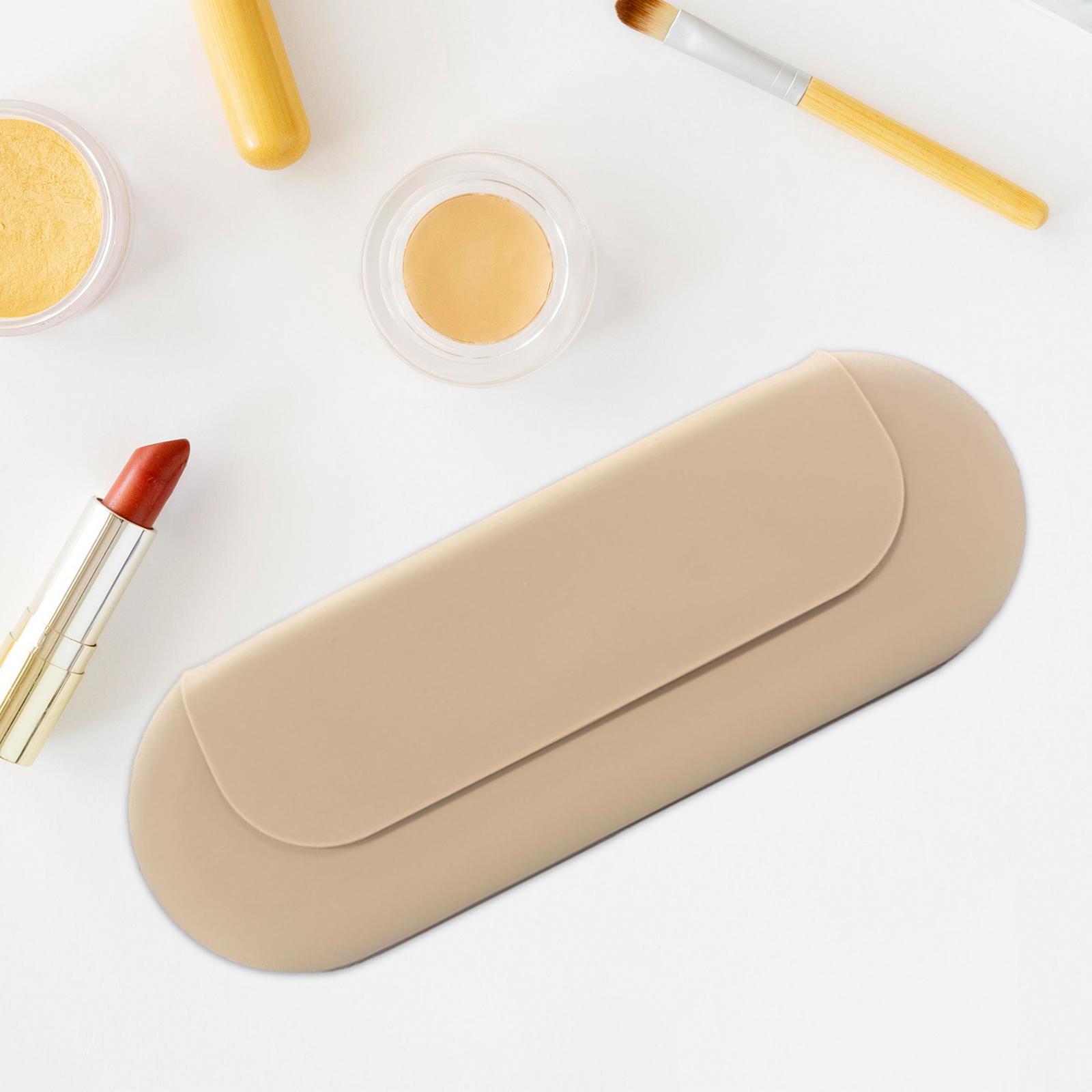 

Travel Makeup Brush Holder Cosmetic Face Brushes Holder for Girl Women Lady хаки