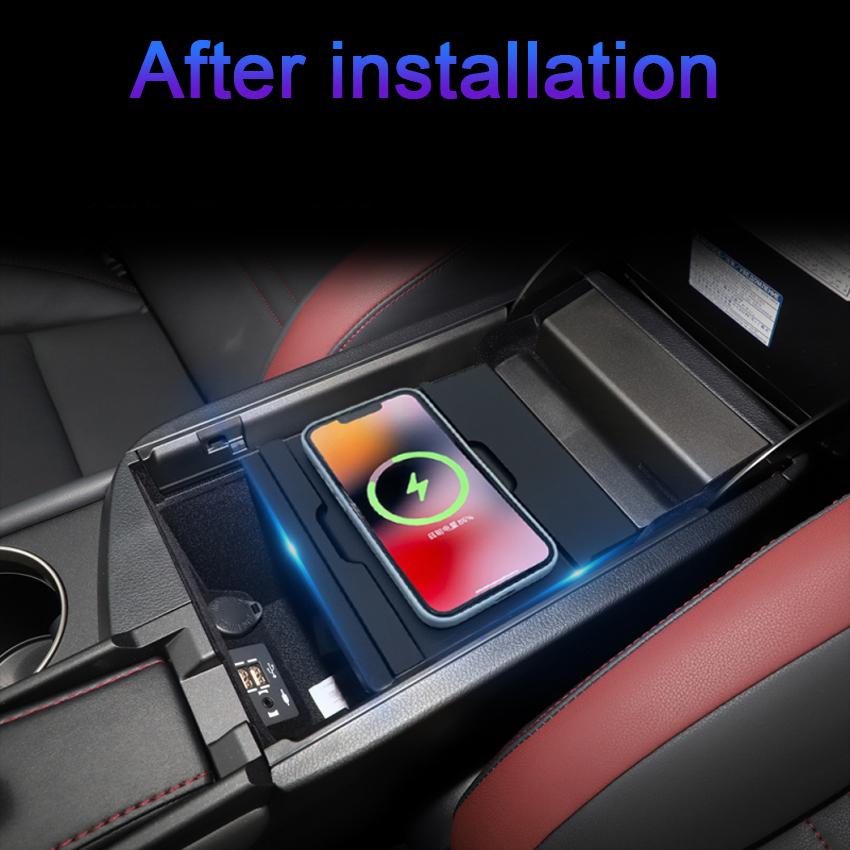 For Lexus NX NX200 2014~2016 2017 2018 2019 2020 Wireless charger,Special On-board QI Phone Fast Charging Panel Car Accessories