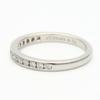 Used TIFFANY&Co. Ring Half eternity Half circle EU#49 Pt950Platinum/diamond 3.49g Platinum jewelry