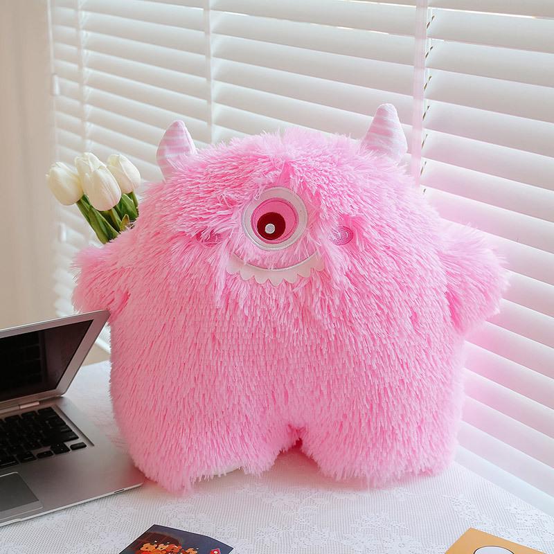 Cartoon Big-Eyed Monster Plush Doll: Children's Pillow Toy Gift