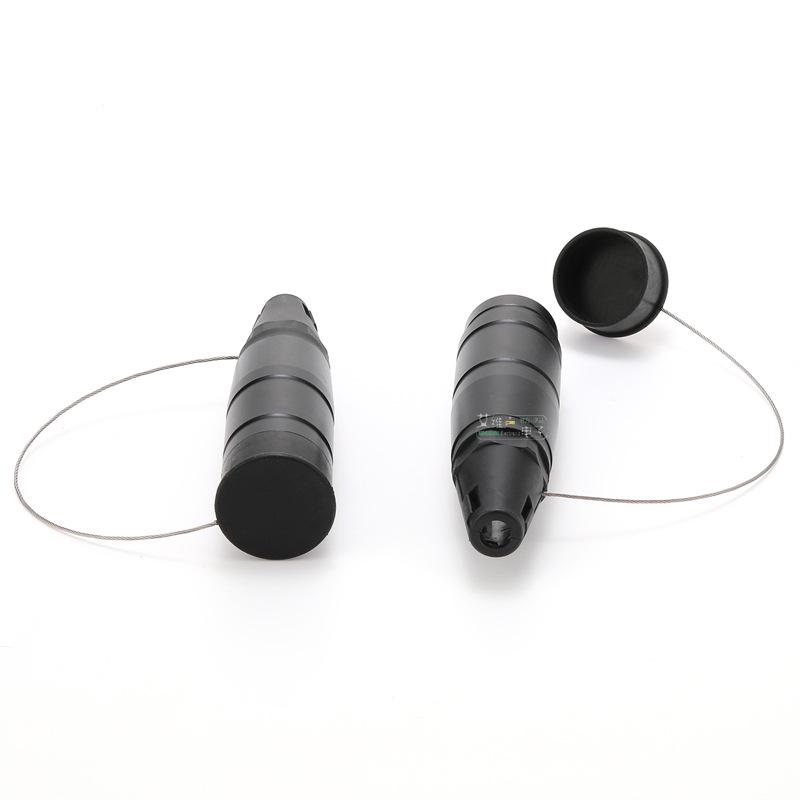 Outdoor Waterproof HDMI and Optical Fiber Connector Protector with Anti-Dust and Anti-Drop Metal Shell