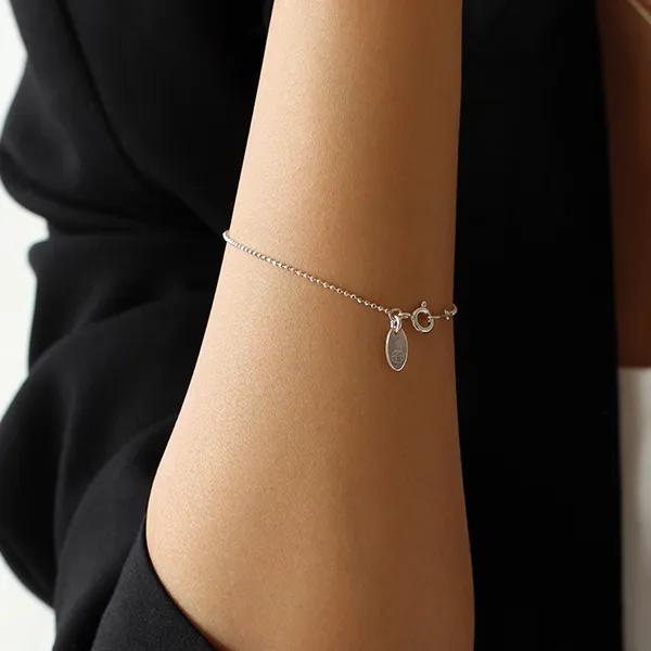 [Silver 925] Glitter Ball Bracelet (S)