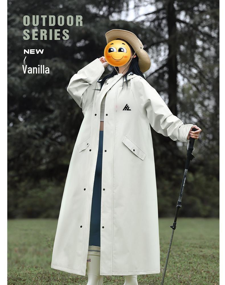 Extra Long Rainproof Motorcycle & Electric Bicycle Poncho - Stormproof One-Piece Overcoat