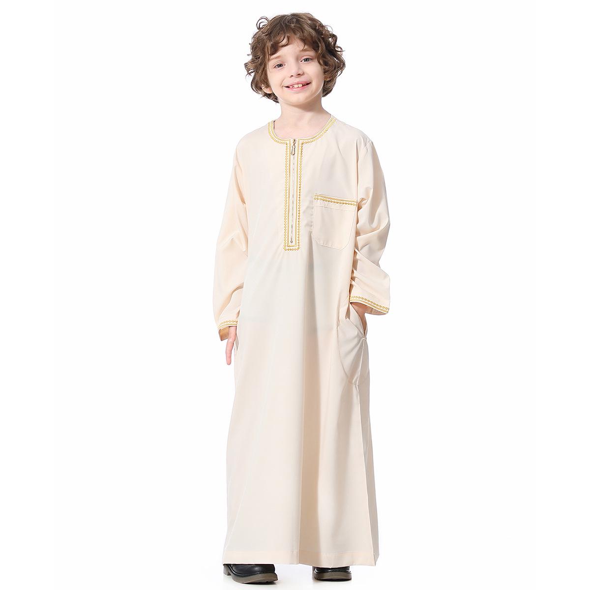 

In-Stock Middle East Teen Boy Robe TH875 120 cm бежевий