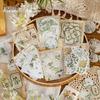 Mò Mò Retro Botanical Sticker Pack - Forest Season DIY Journal Decoration (6 Styles)
