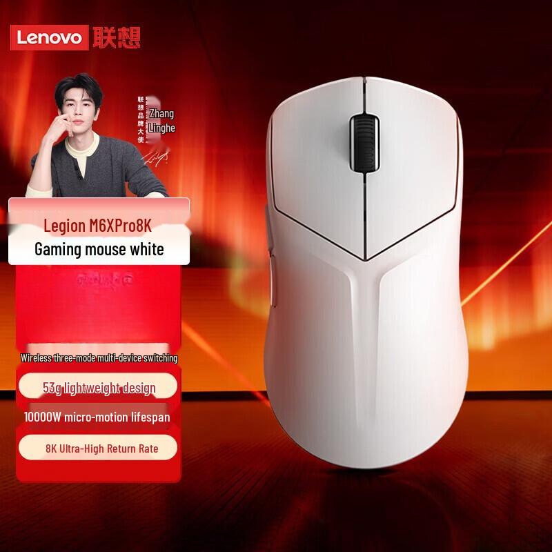 

Lenovo Legion M6X Pro 8K Wireless Gaming Mouse