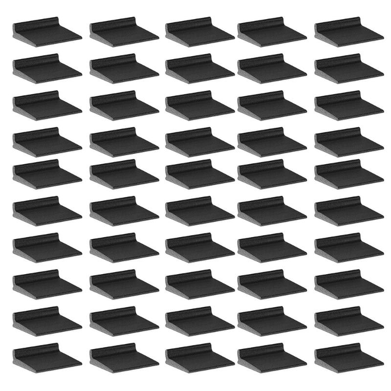 

50pcs Self Stick Door Sealing Strips Noise Reduction Self Adhesive Seals Thermal Insulation for Residential & Business