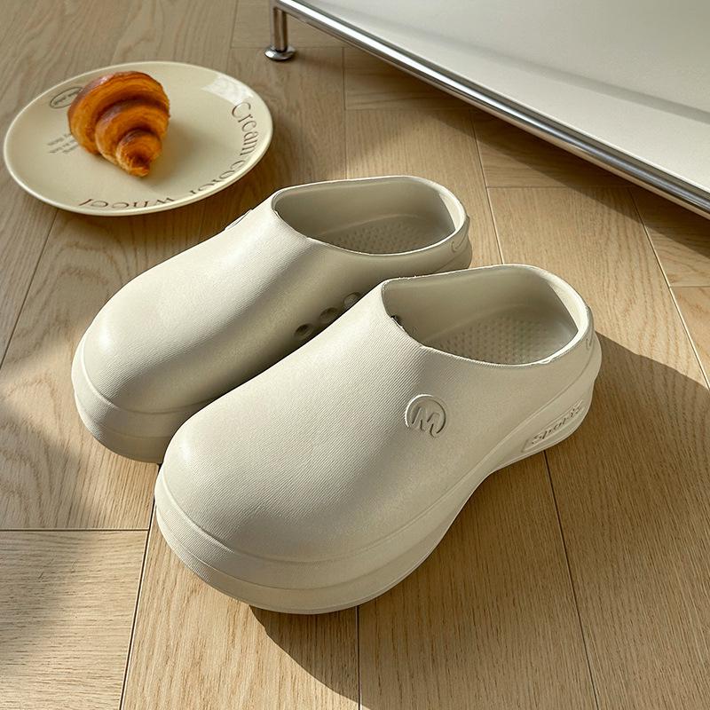 Unisex pantofle EVA s jedním páskem, uzavřenou špičkou, zdravotnické boty, plážové a kuchařské pantofle