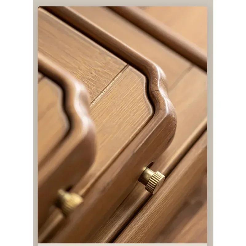 Light Luxury Tea Tray Chinese Walnut Wood Tea Tray Drainable Solid Wood Tea Tray Small Dry Brewing Table for Household Use Table