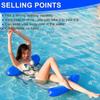 Inflatable Water Hammock, Water Hammock Floating Bed, Pool Lounger Float Hammock, Foldable Swimming