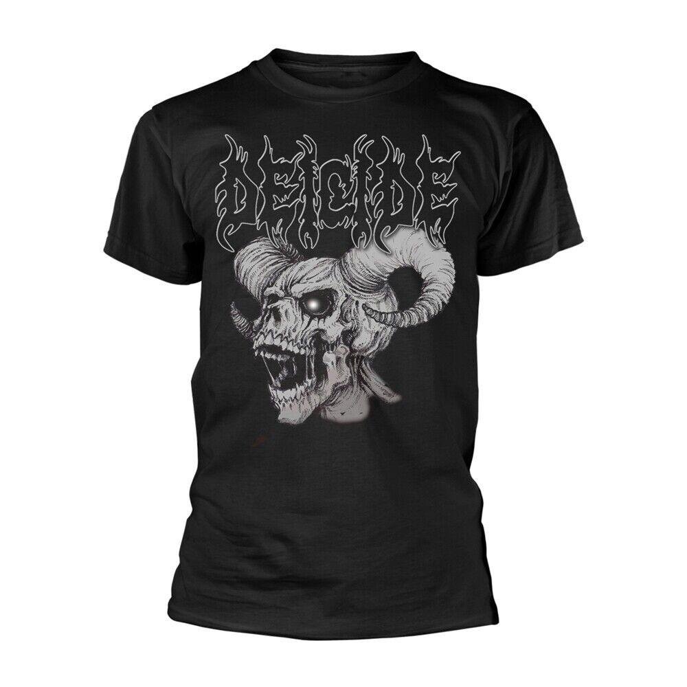 Футболка унисекс с черепом и рогами Deicide S чёрный