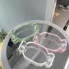 Candy Shape Shaker Keychain Transparent DIY Acrylic Pendant  For Handmade Projects
