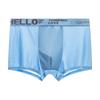 Plus Size Men's Summer Ice Silk Breathable Antibacterial Graphene Crotch Flat Angle Briefs