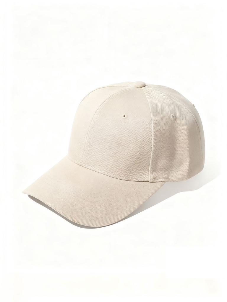 Solid Color Versatile Casual Baseball Cap, Korean Style Sunshade Hat, Sun Protection