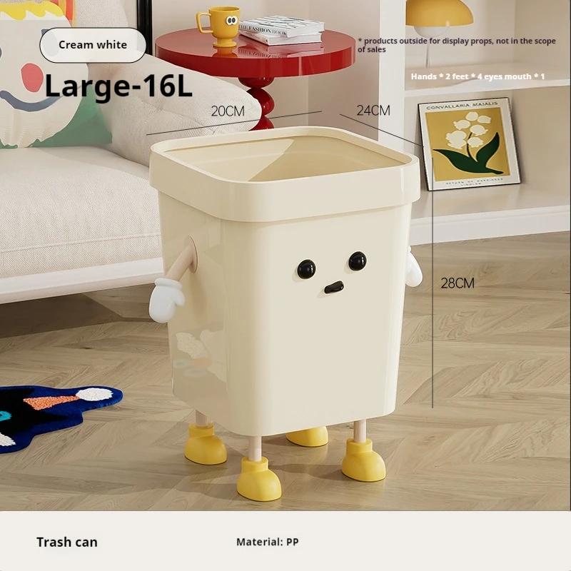 Dvojitě otevřený odpadkový koš s přitlačením nohou Vodotěsný s krytem Koupelna Kuchyňský odpad Recyklační koš Velký úložný box Domácí potřeby