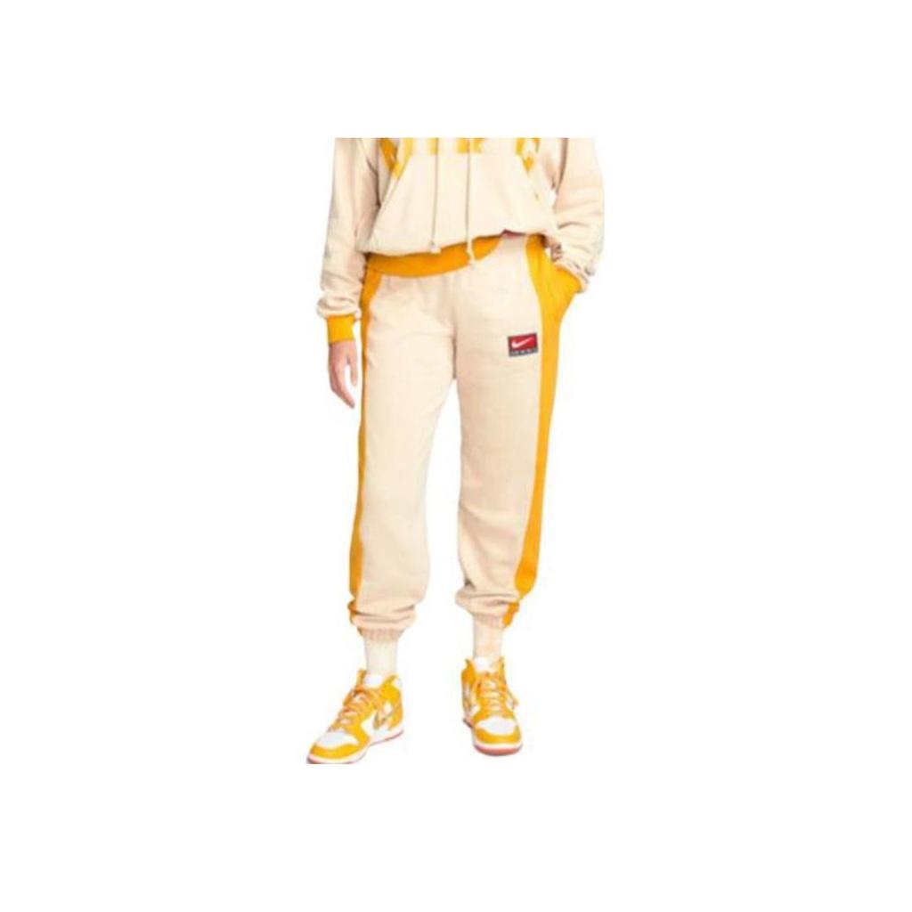 Nike FW22 Design Logo Print Cuffed Retro Sports Casual Pants Women bottoms Multicolor DQ6604-126