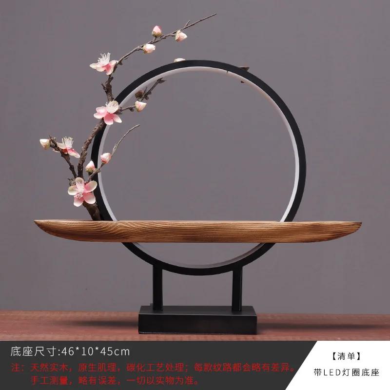 

Large Size Backflow Incense Burner with LED Light Chinese Style Ceramics Monk Sandalwood Incense Holder for Home Decor Ornaments