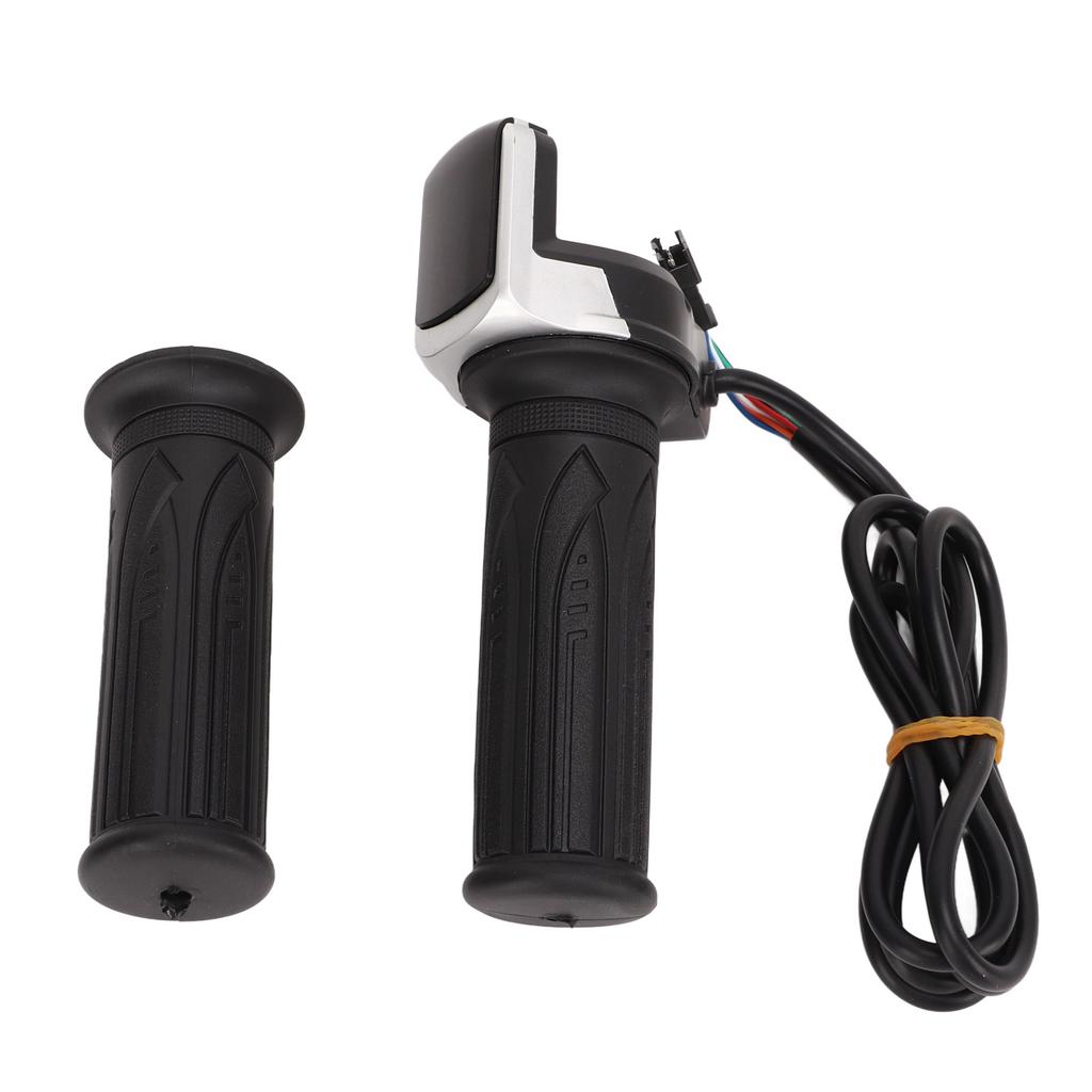 E Scooters Throttle Grip Comfortable Waterproof Adjustable Electric Bike Speed Governing Throttle Grip with LCD Display