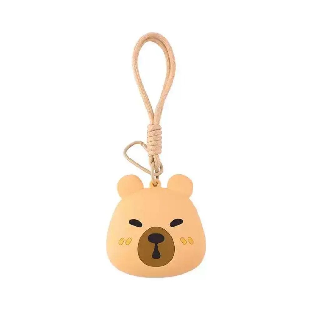 Cartoon Silicone Coin Purse Capybara Earphone Bag Cute Mini Storage Bag  Woman Girls
