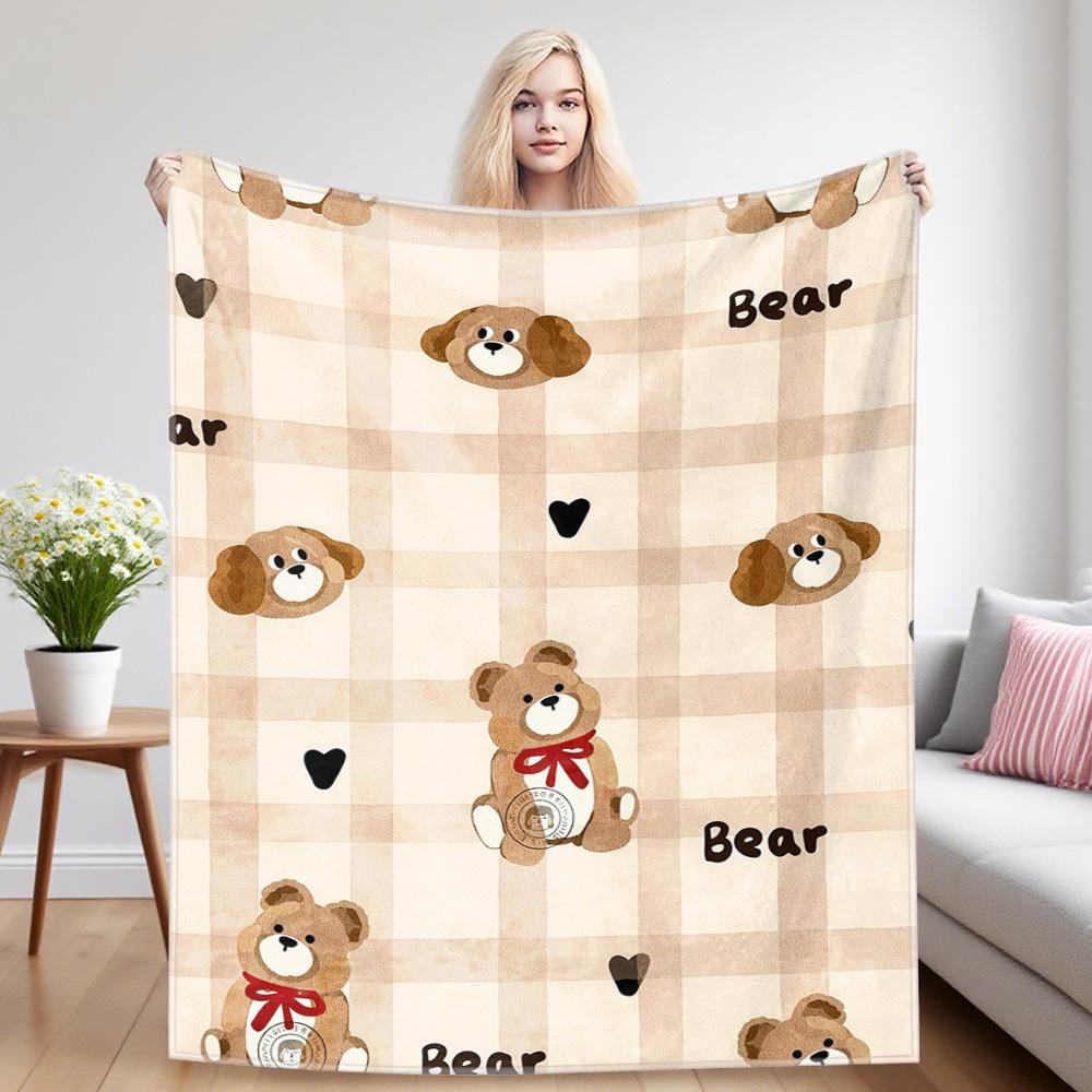 Grid Buddy Nap Blanket,Flannel Blanket,Suitable For Sofas,Beds,Cars,Rooms,Offices,Camping,Exquisite Gift Blankets