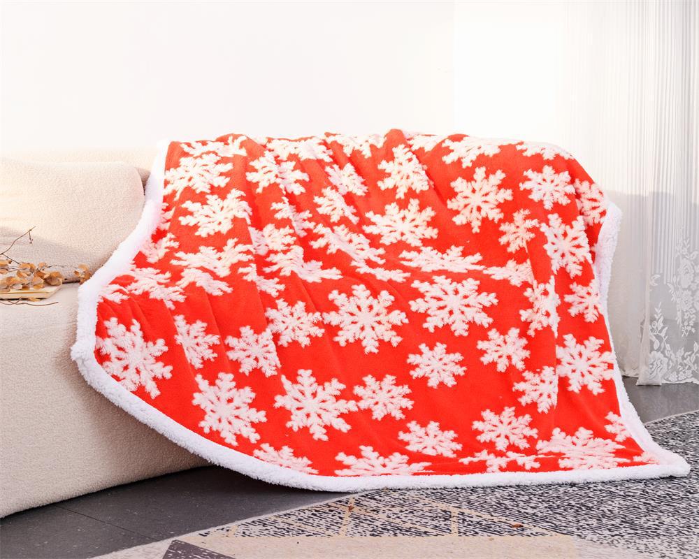 

Двухслойное теплое фланелевое жаккардовое одеяло для зимы 127*150 cm