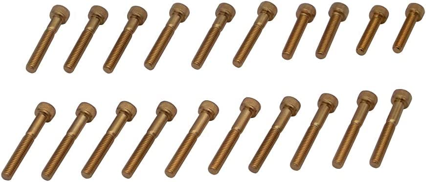 CF POSH CT125/GROM 235836 Crankcase Cover Screw Set 24K Gold Plated Stainless Steel