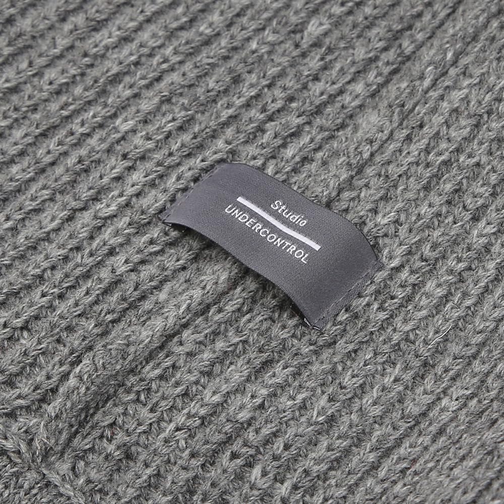 Gold Messing Etikett Unisex Winter Kaschmir Mischung Kordel Ohrenklappen Winddicht Warm Solide Passform Schlabbermütze Strickmütze Schnee Totenkopf Stilvoll Ski Koreanisch