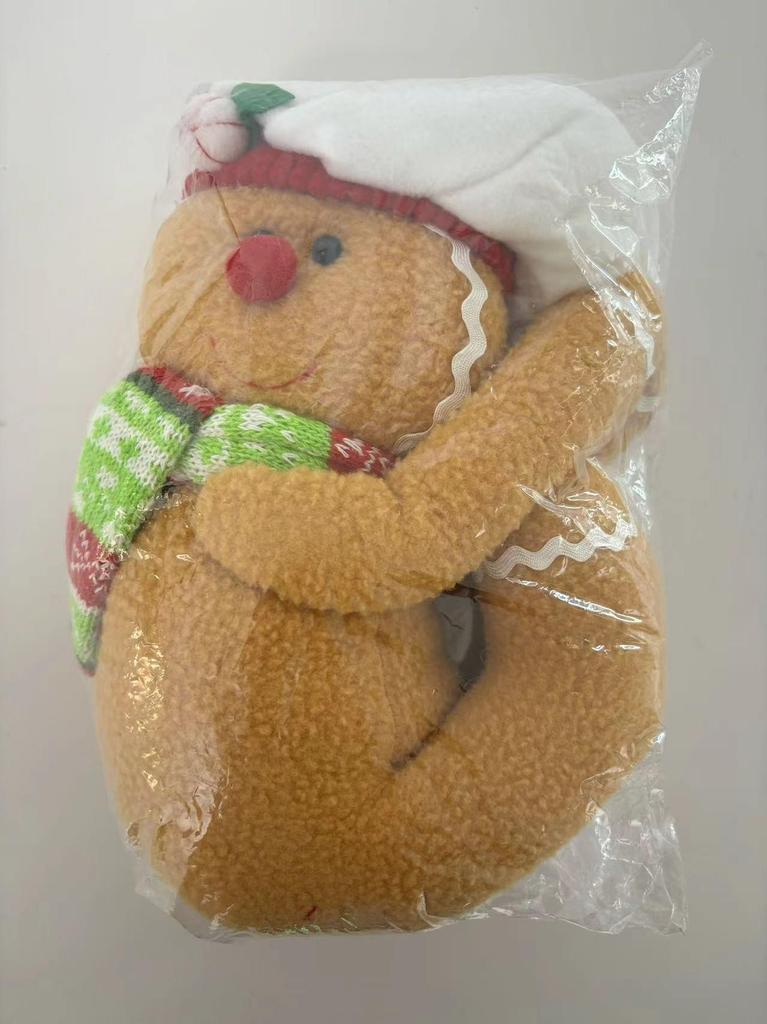 Christmas Gingerbread Man Tree Light Cover & Wine Bottle Decoration