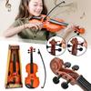 String Simulated Violin Toys Adjustable String Simulation Musical Instrument for Kids Birthday Party Gifts Beginner Violin W2S6