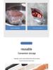 Sachet de conservation alimentaire à fermeture éclair en feuille d'aluminium pour réfrigérateur et congélateur
